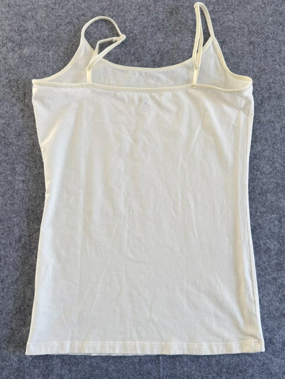 Great Northwest Indigo White Cami Tank Top Size M Adjustable Spaghetti Straps
